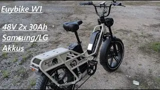Euybike W1: Reichweiten-Monster mit 2 880 Wh Power