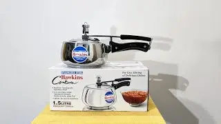 Hawkins Stainless Steel Contura Induction Compatible Inner Lid Pressure Cooker | 1.5 Litre | Silver