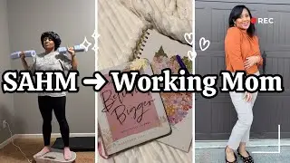 My 5AM Morning Routine as a SAHM Turned Working Mom (Real Life)