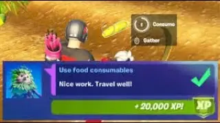 Use Food consumables Fortnite | Sajid Gamer |