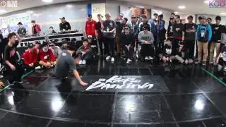 SHINOBI v MILHOUSE / Bboy Top16 / KOD 2014 Korea 1 on 1 Chungju / Allthatbreak.com