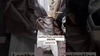 Tata Safari Gets Premium Brown Leather Floor Lamination 🔥 Transformation #CarInterior #LuxuryCars