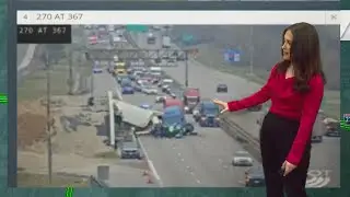 Crash closes lanes on I-270 WB