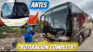 ROTULACI&Oacute;N COMPLETA DE AUTOB&Uacute;S 🚌 PARA BANDA 