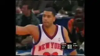 Allan Houston 17 Points Vs. Pistons, 2004-05.