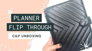 Half Letter Planner Flip Through // Finding Planner Peace// Cloth & Paper Unboxing