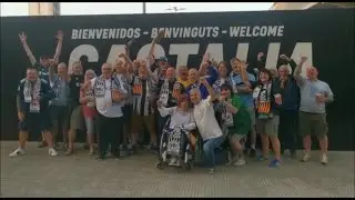 Leeds fans visit Castell&oacute;n... and Castalia