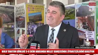 Gerede Belediye Başkanı Mustafa Allar Ankara'da Bolu G&uuml;nleri'nde Medya Ankara'ya konuştu.