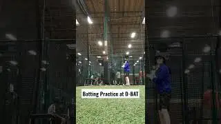 Batting Practice at D-BAT #dbat #battingpractice #battingcage #baseball #littleleague #shorts