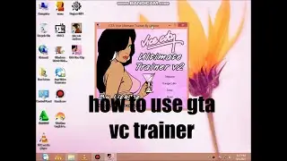 how to use gta vice city ultimate trainer/gta vice city ultimate trainer working