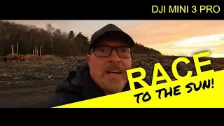 DJI MINI 3 PRO - cinematic flight toward the sunset