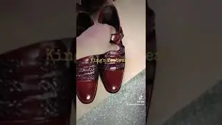 Beautiful Italian shoes for Men | King's Footwear #handmade #leathershoes #leathersandals