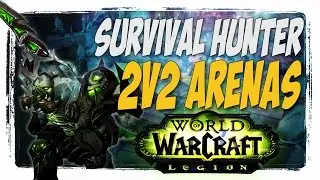 SURVIVAL HUNTER STILL HITS HARD!! hunter pvp wow legion patch 7.1.5