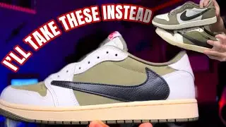 ILL TAKE THIS TRAVIS SCOTT OVER THE MEDIUM OLIVE JORDAN LOW ANY DAY