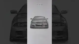 Level Nissan Skyline R32 #art #drawing #skyline