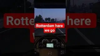 Entering Rotterdam  #est2  #eurotrucksimulator2 #asmrdriving #relaxinggameplay