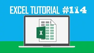 Excel Tutorial #114:  Selecting the Current Region around Active Cell (Ctrl + Shift + 8)