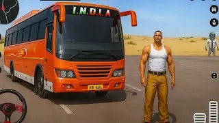 Indian Bus Simulator | Passenger Pickup & Drop | Android Gameplay 🎮