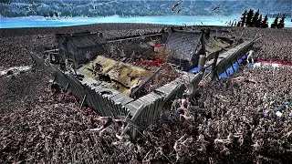 Every UEBS 2 god Defend Small Wooden Fortress VS 1 Million Zombies | ULTIMATE BATTLE SIMULATOR 2