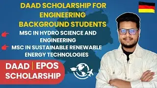 DAAD EPOS &ndash; Hydro Science and Engineering (TU Dresden) + Renewable Energy (SuRE, Oldenburg) 🇩🇪