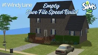 One Windy Lane | The Sims 2 Empty Save File Speed build