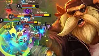Gragas is OP 2 Hits Only Hard Carry Gameplay in Season 16