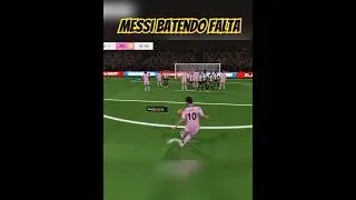 Messi marca um gola&ccedil;o de falta no Dream League Soccer 25