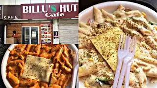 Billu,s hut cafe ||netaji subhash place || white souce pasta ||