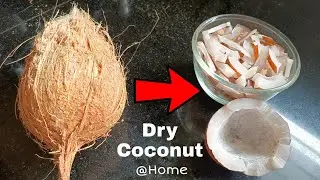 How To Make Dry Coconut At Home || How To Store Dry Coconut For Long Time || Endu Kobbari
