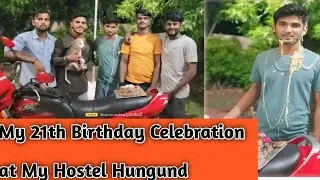 My 21th birthday celebration in my Hostel HUNAGUND 😍🙏 tq you all my hostel friends