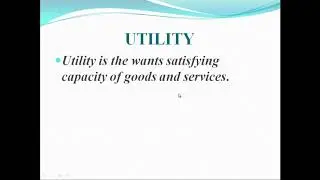 What is Utility and Exchange value