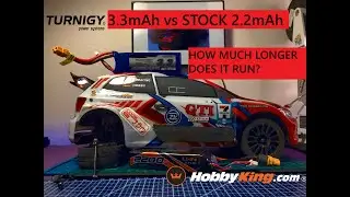 ZD RACING RX12--TURNIGY 3.3mAh VS STOCK 2.2 mAh #hobbyking #turnigy  #zdracing #test