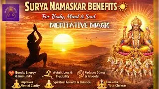 Surya Namaskar Morning Mantra | Sun Blessings for a Powerful Day #SuryaPranam #SpiritualEnergy