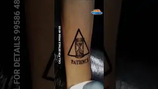 Hourglass Tattoo #tattooclass #tattoo #trinagletattoo