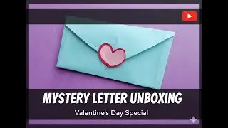 DIY Valentine Mystery Letter | Cute Paper Craft Love Card