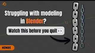 How to Make a Clean Metal Chain in Blender | For Beginners