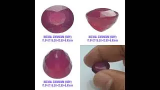 LOOSESTONE NATURAL CORUNDUM RUBY (YAQOOT) 17,04 ct 15,30&times;12,90&times;9,10mm