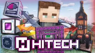 НАЧАЛО ПРОИЗВОДСТВА НА HITECH 1.20.1 Minecraft