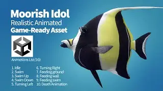 Moorish Idol - Unity 3D Game-Asset