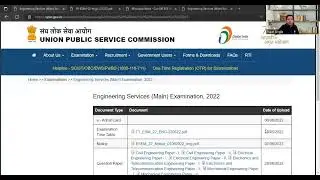 UPSC ESE 2022 Result | Final List | | Reserve List | Branchwise Cut offs