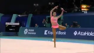 Varvara Filiou clubs 2014 Rhythmic Gymnastics European Championships