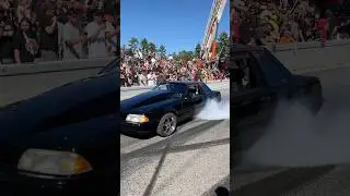Ford Mustang 5.0 Notchback #foxbody #burnout #classiccars #musclecar