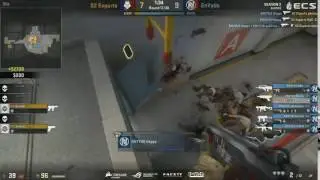 Happy's 4K with MAG-7 on Nuke vs G2 Esports