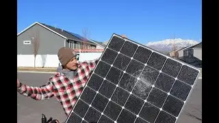 Replacing a broken LG solar panel