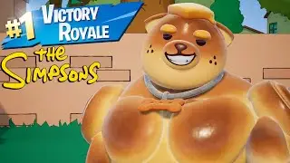 Doughberman | Fortnite X The Simpsons Gameplay (Zero Build) 🐶