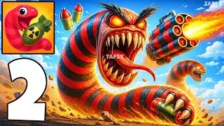 🐛Worm Race Boss Fight Gameplay Walkthrough Levels 18–30 Epic Boss Battles & Speed Runs (Android,iOS)