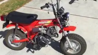 Custom CT70 motor swap with xr200r