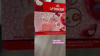 Hello Kitty Lip Smacker Beauty Collection #hellokitty #lipsmacker #beauty #foundit