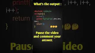 Can You Predict This Output? | C Quiz #shorts #coding