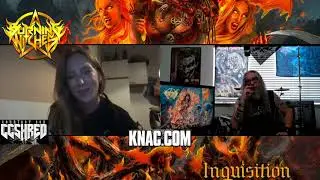 Courtney Cox of BURNING WITCHES - KNAC.COM Interview 2025